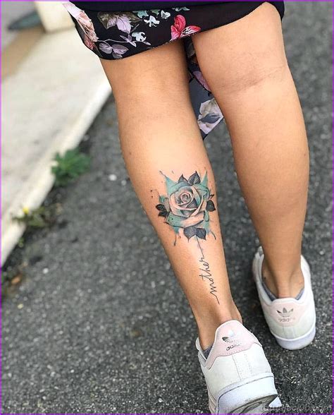 Tatuajes para mujeres en la pierna